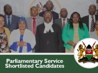 Parliamentary Service Shortlisted Candidates 2024/2025 is Out