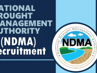 NDMA Recruitment 2024/2025 Jobs Application Form Portal