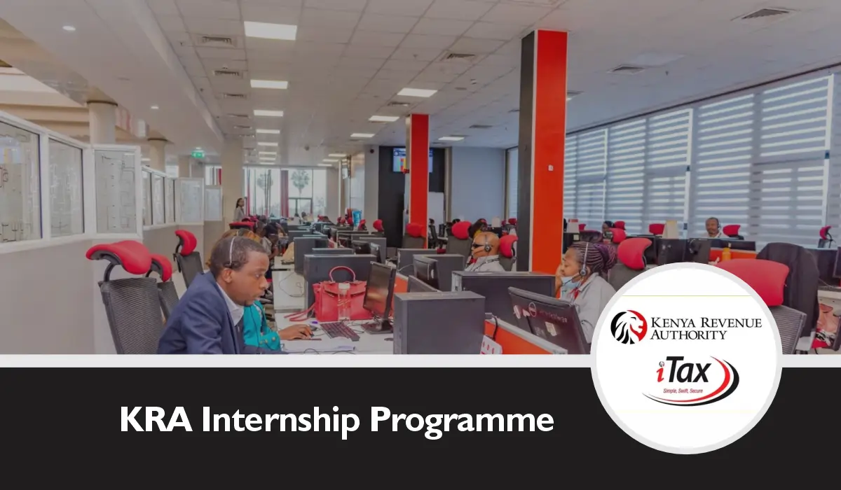 KRA Internship April 2025, Application is Ongoing